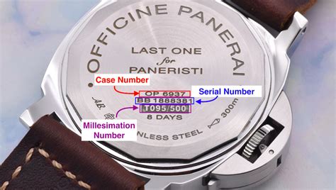 vérification numéro de série montre ferrari panerai|Panerai Serial Number Lookup .